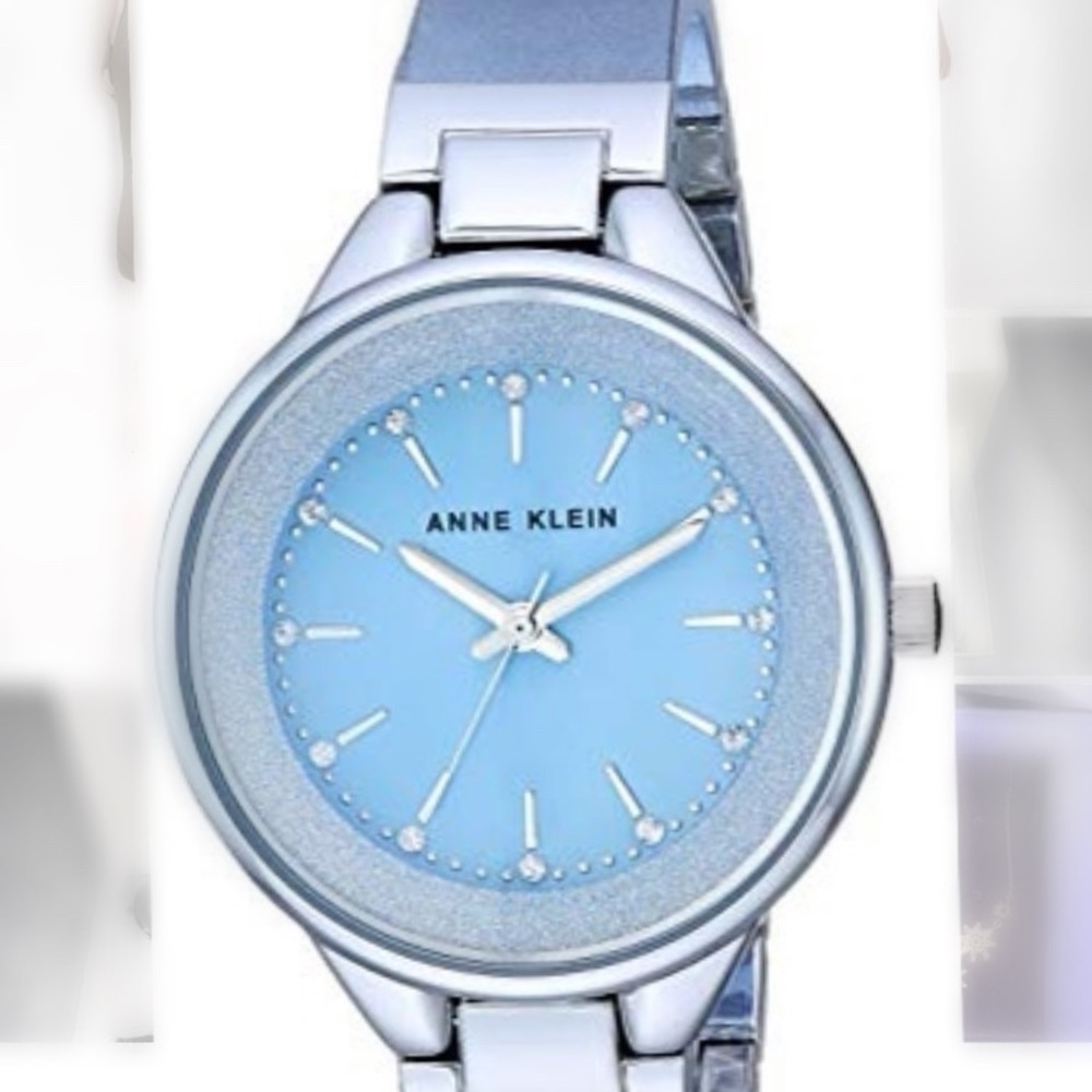 Swarovski Crystal Accented Resin Bangle Watch